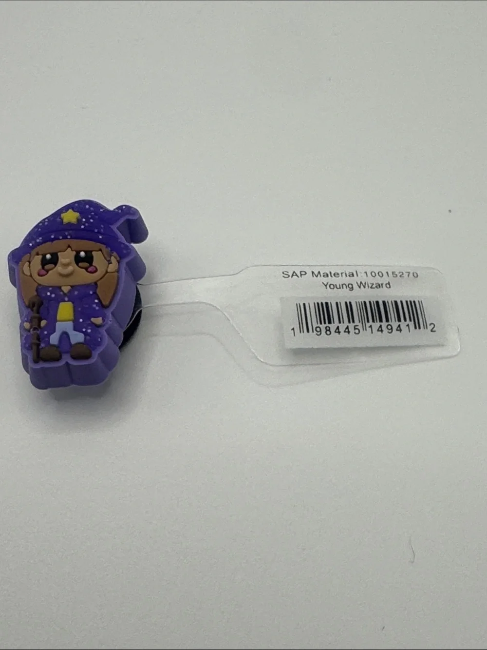 NWT CROCS Jibbitz Young Wizard Purple Kids Shoe Charm